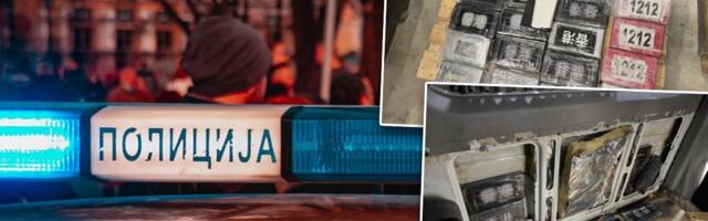 Uhapšeni Albanci u Srbiji: U šupljinama od kombija sakrili više od 30 kilograma kokaina (FOTO)