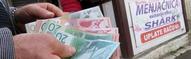 Devizni kurs: Evro u četvrtak 117,32 dinara
