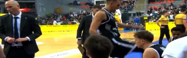 Lakić pobesneo u polufinalu Kupa: Šutnuo stolicu i psovao saigrača!