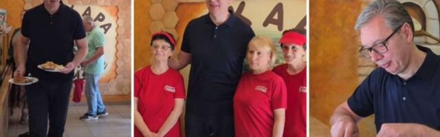 "POSLE KINE KRENUO U NAROD!" Predsednik Vučić kupio burek i objavio HIT SNIMAK! (VIDEO)
