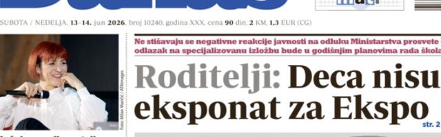 „Nećete za to, ali zato hoćete da im date motku u ruke da napadaju policajce ili da pale baklje“: Vučić komentarisao naslovnu stranu Danasa