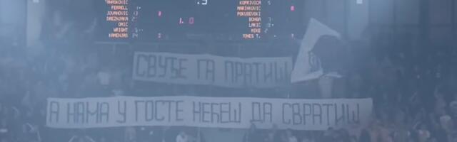 VARVARI ISPROZIVALI GROBARE: Pogledajte transparent o kom će se dugo pričati! (VIDEO)