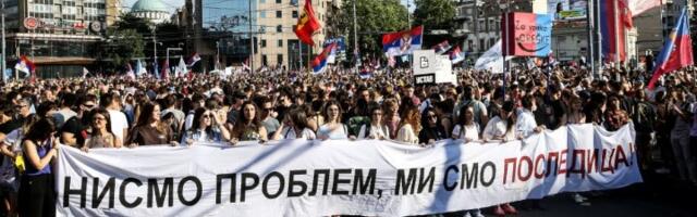 Studenti u blokadi se pridružuju srednjoškolcima: 1. septembra smo NA ULICAMA (FOTO)