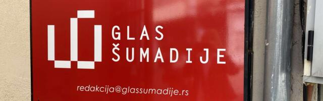 Napad na sajt Glasa Šumadije