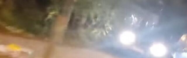 BAHATO Vozio auto po TROTOARU?! (VIDEO)