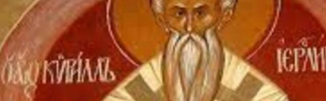 Danas je Sveti Kiril Jerusalimski! U narodu postoji verovanje da rad u polju na današnji dan donosi nevreme