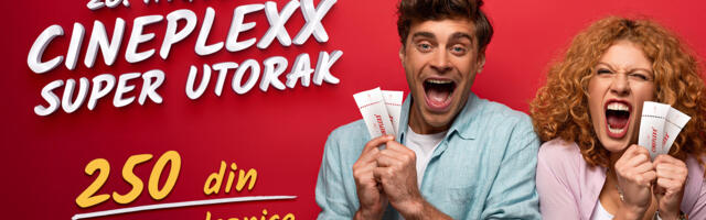 SUPER UTORAK U CINEPLEXX BIG KRAGUJEVC BIOSKOPU 26. AVGUSTA