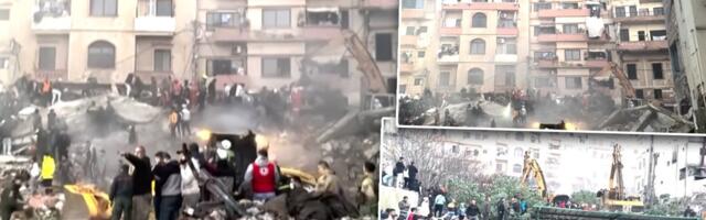 Tragedija! Srušile se zgrade, stradalo 15 ljudi - dok su spasioci kopali, počeli da pršte meci (VIDEO)