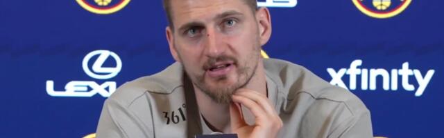 "Samo čekam lepo vreme!" Nakon maestralne partije, Jokić nasmejao novinare! /VIDEO/