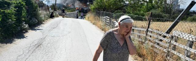VIDEO: Veliki požar se širi ka predgrađu Soluna, evakuisano nekoliko sela