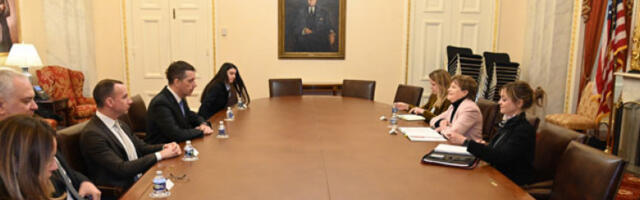 Ђурић са сенаторком Шахин, нагласио опредељеност за јачање веза са Америком