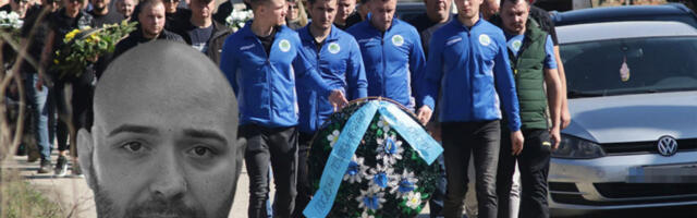 STRAŠNE SCENE: Na sahranu brata Darka Lazića došla je cela ekipa OVOG FUDBALSKOG KLUBA! (VIDEO)