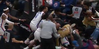 OPŠTA TUČA NA NBA UTAKMICI! Srbin gledao makljažu na terenu - četvorica igrača isključena! (VIDEO)