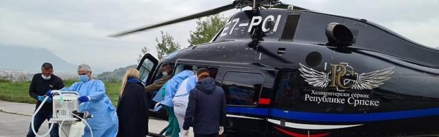 Trudnica iz Opće bolnice u Sarajevu helikopterom hitno prebačena u Zagreb