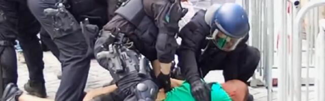 Haos u Berlinu: Tuča navijača, reagovala policija (VIDEO)