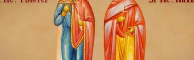 Danas jednu stvar nikako ne bi trebalo da uradite: Slavimo Svete mučenike Timoteja i Mavru - devet dana zajedno na krstu umiraše, ali se Hrista ne odrekoše
