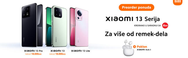 Stiže sjajna Xiaomi serija 13 uz odličnu akciju za sve prve kupce