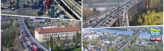 GUŽVE NA SVE STRANE: Pančevački most "pred pucanjem", na Autokomandi zastoj na sve strane, a Takovsku ZAOBILAZITE (FOTO)
