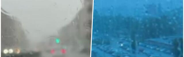 SNAŽNA OLUJA POGODILA HRVATSKU! Popaljeni svi alarmi, smrklo se nebo nad Zagrebom: Kiša, grad i vetar napravili HAOS, DHMZ izdao dramatično upozorenje (VIDEO)