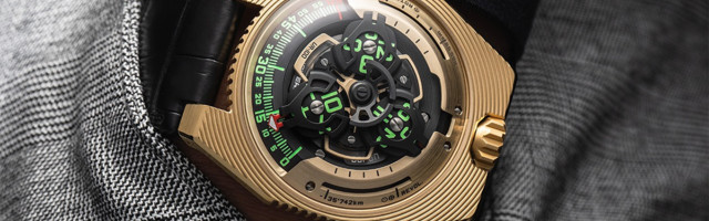 URWERK UR-100 Electrum – Samo 25 ovih satova je napravljeno