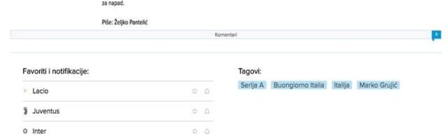 Saznajte PRVI sve vesti iz omiljenog kluba uz pomoć novih Mozzart Sport notifikacija