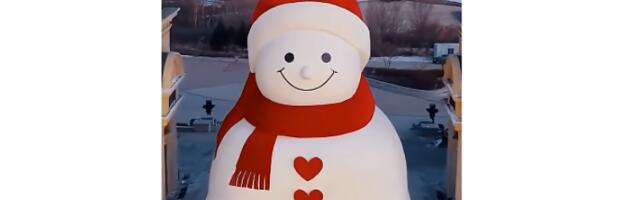 Немци направили снежног човека висине 11,5 метара