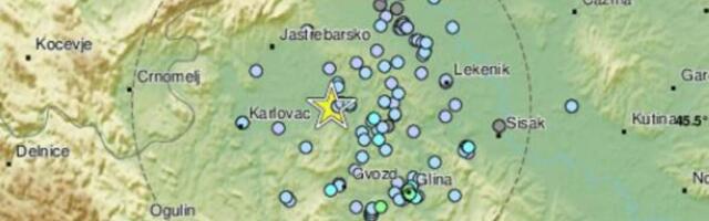 Jak zemljotres pogodio Hrvatsku!