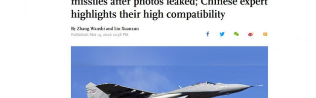Кинески медији о моћним ракетама које носе српски авиони