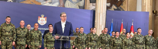 Вучић примио припаднике Војске Србије који су били ангажовани у мировној мисији у Либану