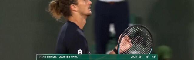 Zverev prvi polufinalista ovogodišnjeg Rolan Garosa!