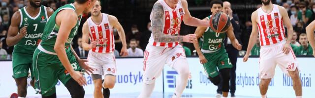 Surov poraz Zvezde u Litvaniji: Crveno-beli se vraćali "iz pepela", ali je Žalgiris na kraju pobedio posle produžetaka
