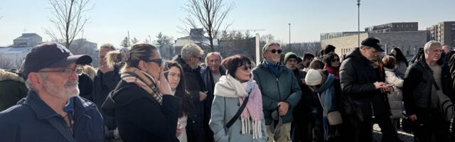 Skup podrške porodici poginulog radnika iz Lučana (VIDEO)