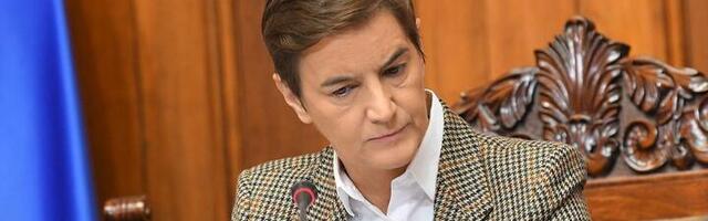 Brnabić o građanima koji protestuju: Fašističke falange