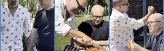 Bizarna objava Vučevića i "kralja obrva", a komentar još BIZARNIJI (VIDEO)