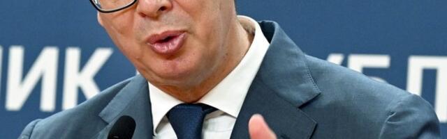 VUČIĆ OBRAĆA OKUPLJENIM GRAĐANIMA U BEOGRADU "Srbija je ustala kao nikada do sada!"