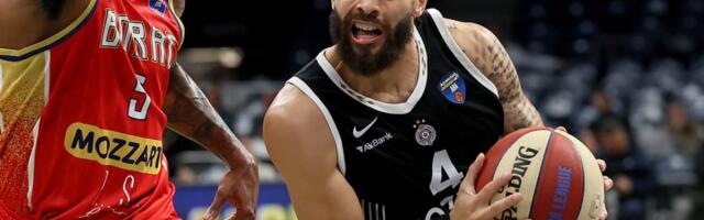 (POLUVREME) PARTIZAN VODI PROTIV BORCA: Pokuševski predvodi crno-bele!