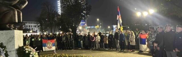 "Preci su nam uzor": Studenti u blokadi obeležili skupom Dan primirja u Prvom svetskom ratu