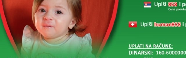 SJAJNE VESTI Skupljen novac za Anikino lečenje