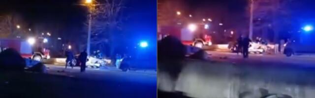 TEŠKA SAOBRAĆAJKA KOD SOPOTA, DVE OSOBE POVREĐENE Hitna pomoć prevozi povređene, saobraćaj u potpunosti obustavljen (VIDEO)