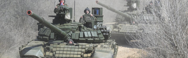 Вежба тенкиста на полигону „Рујник” код Ниша