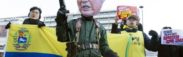 SKOJ: Na Zemunskom keju mural predsedniku Venecuele Maduru, kojeg je Tramp kidnapovao