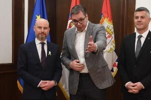 Вучић разговарао с Билчиком и Немецом о напретку Србије у евроинтеграцијама