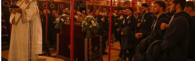 Zagreb: Vaterpolisti Badnje veče proslavili u hramu SPC