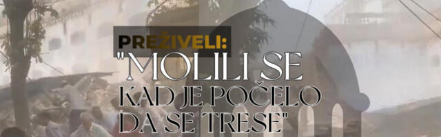 MUČNI SNIMCI Džamija se srušila tokom molitve, poginuli u njoj: "Molili smo se kada je počeo zemljotres"