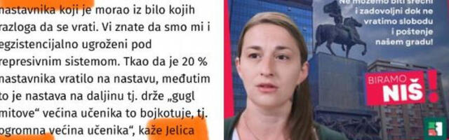 &quot;JELICA STOŠIĆ OTVORENO POZIVA NA OVOJENU REVOLUCIJU&quot; Piper: Da li postoji tužilaštvo u Nišu?
