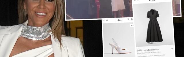 BIVŠA HARISOVA ŽENA SE UDALA U "DIOR" HALJINI I SANDALAMA! Mlada na sebi ponela čak 10.000 evra, a ovaj DETALJ niko nije primetio (FOTO)