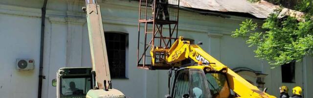 Prve slike požara u pravoslavnoj crkvi kod Zrenjanina