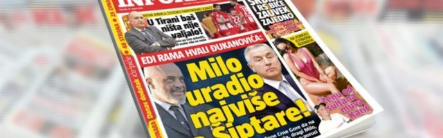 SAMO U DANAŠNJEM INFORMERU! EDI RAMA HVALI ĐUKANOVIĆA: Milo uradio najviše za Šiptare!