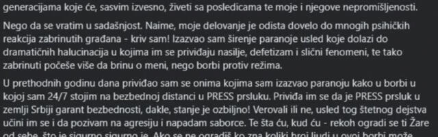 BLOKADERI SU NAČISTO PUKLI Bogosavljević se ogradio od samog sebe