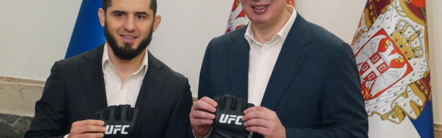 Vučić ugostio UFC šampiona Mahačeva: "Sport promoviše prave vrednosti"